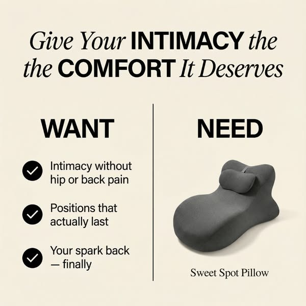 Alluresse™ Sweet Spot Pillow for Couples
